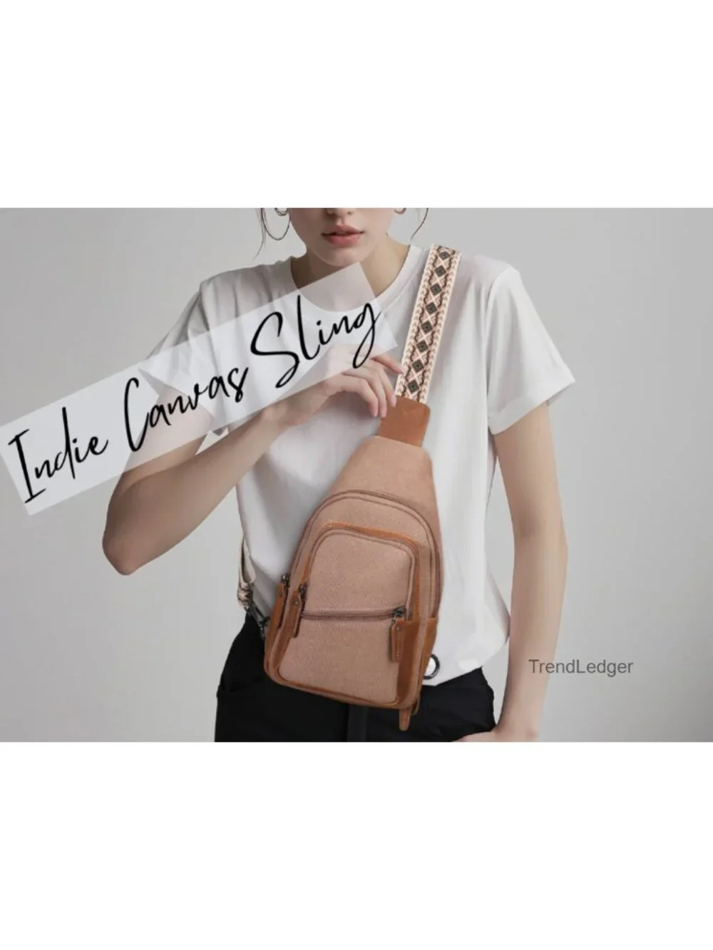 Indie Concealed Carry Aztec Canvas Sling CCW Fast Access